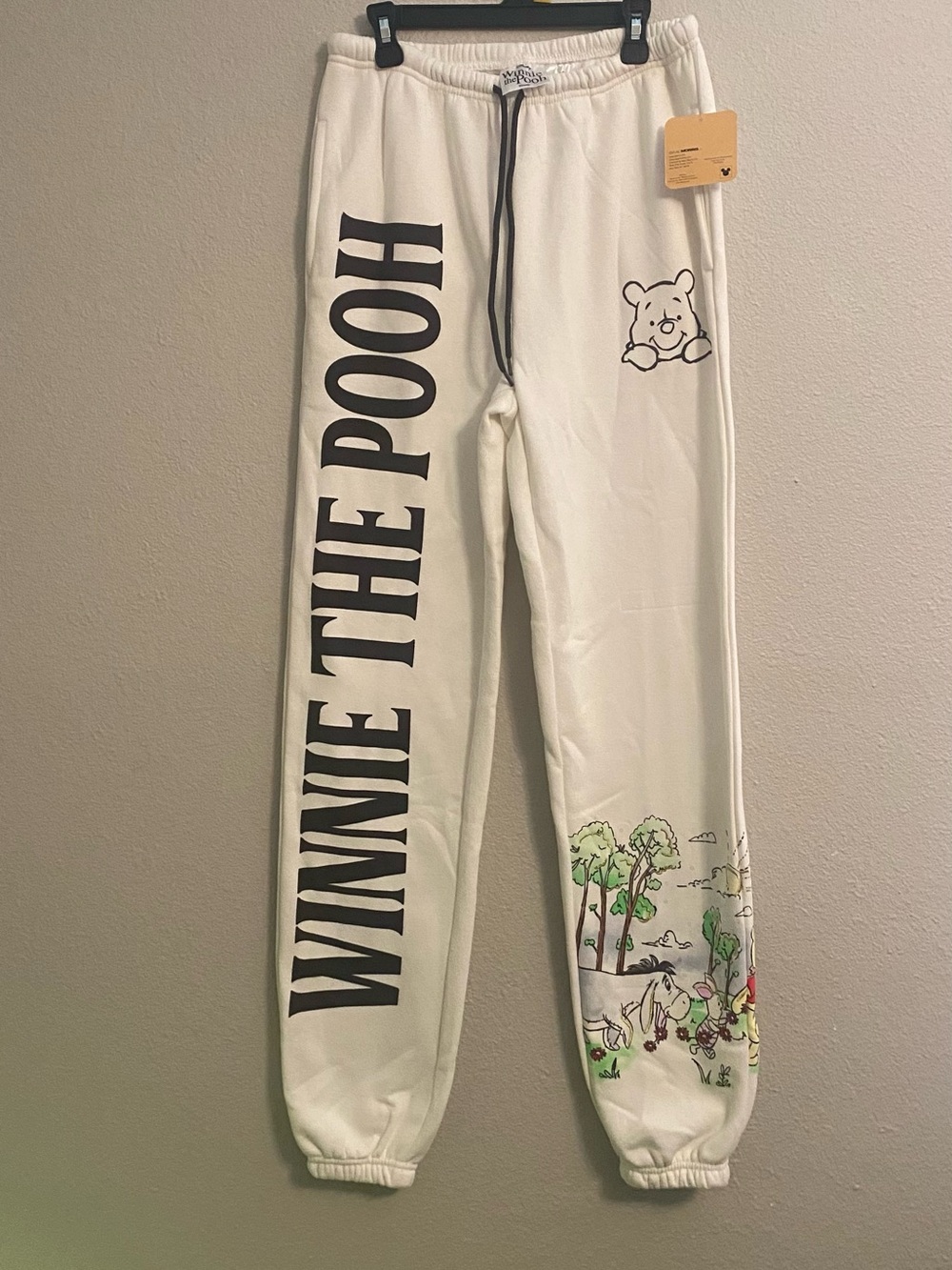 Disney White Winnie the Pooh Graphic Joggers - Multiple sizes XXS/L/XL - Picture 2 of 4